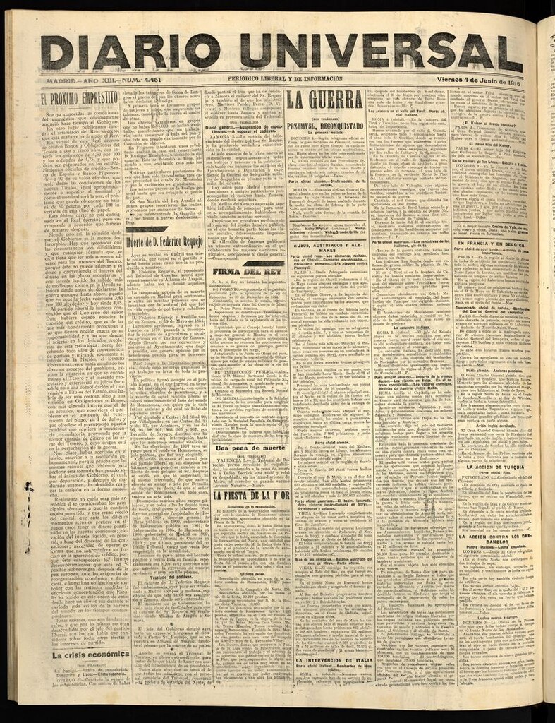 Miniatura de Diario Universal del 4 de junio de 1915