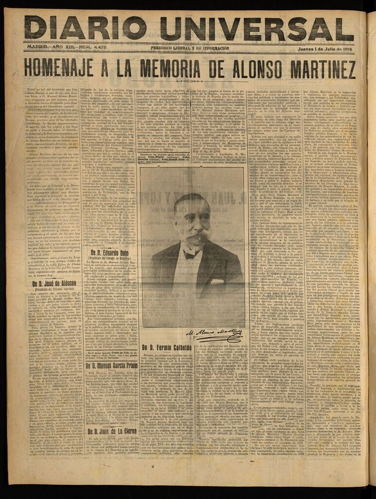 Miniatura de Diario Universal del 1 de julio de 1915