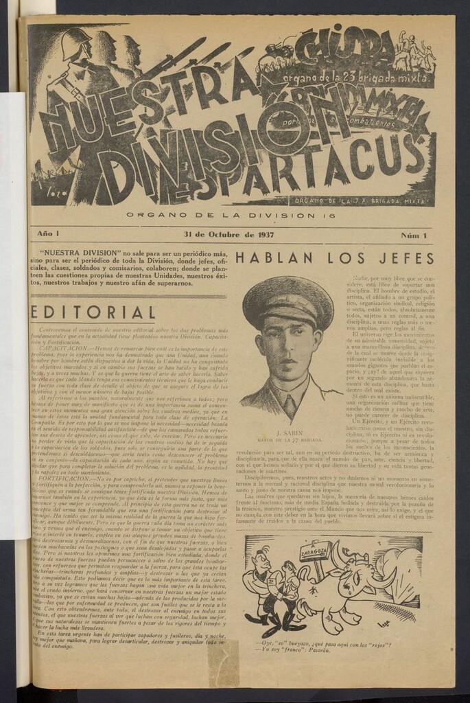 Miniatura de Nuestra división: órgano de la División 16
