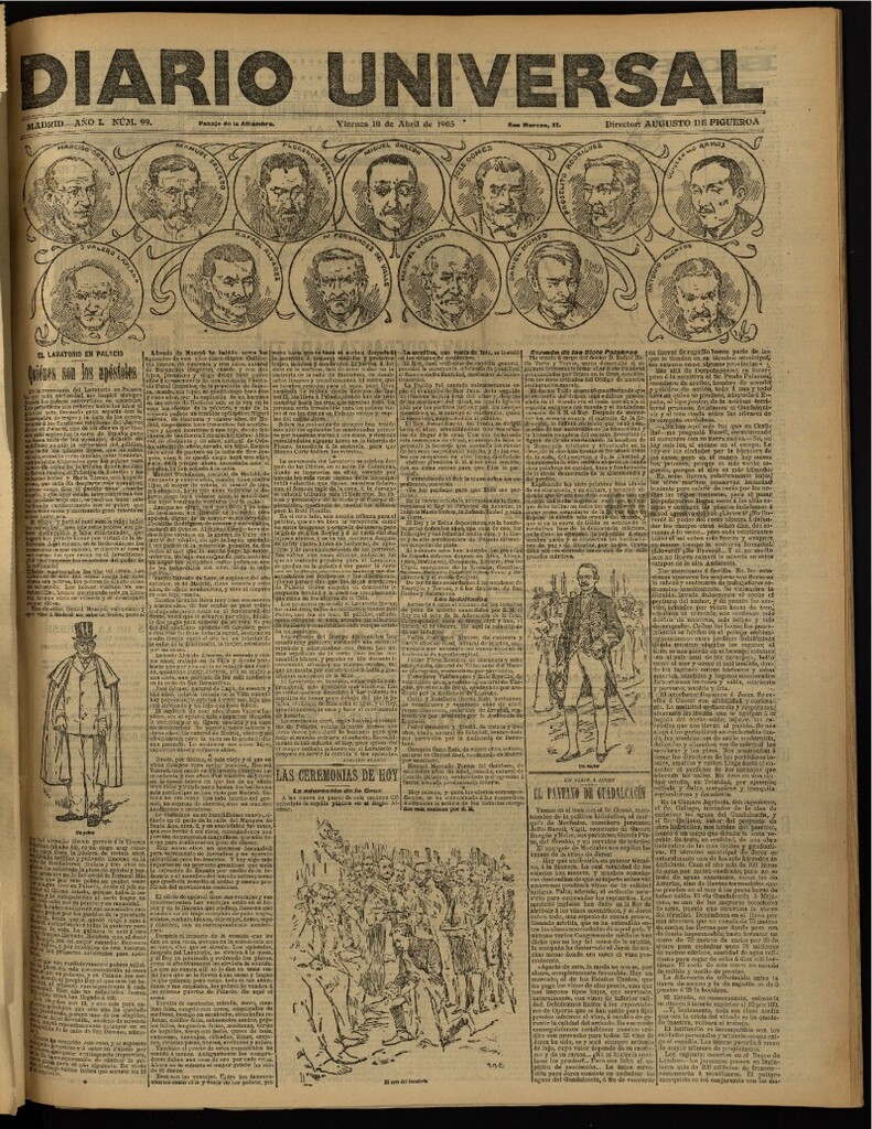 Miniatura de Diario Universal del 10 de abril de 1903, edición de noche