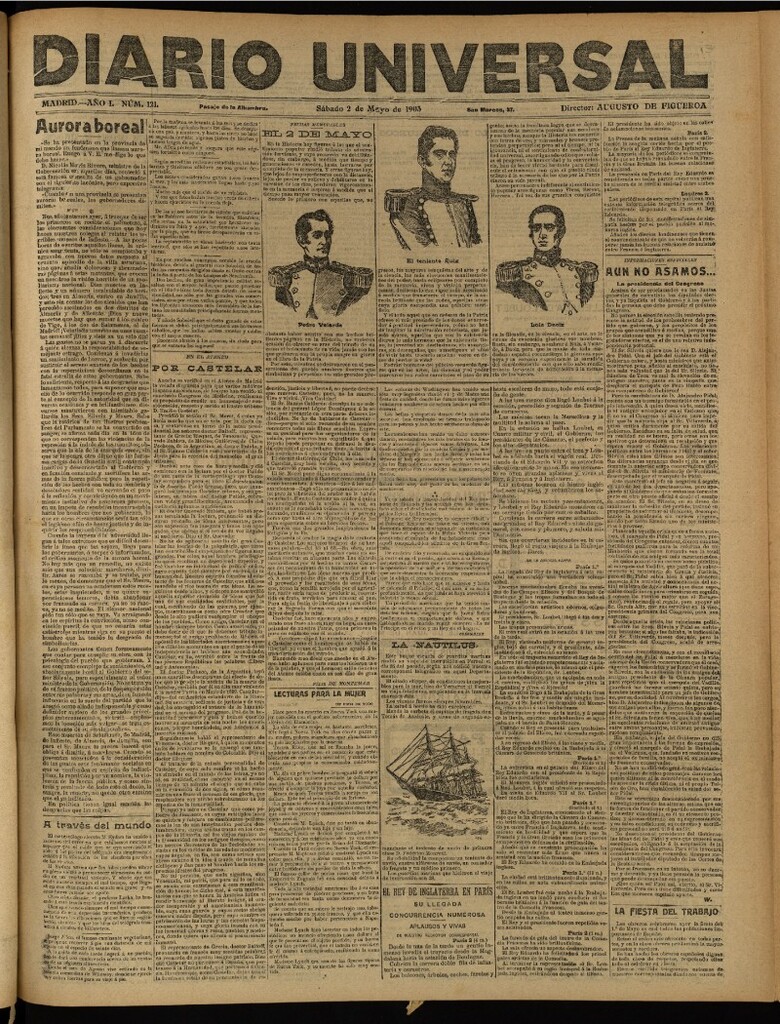 Miniatura de Diario Universal del 2 de mayo de 1903, edición de tarde