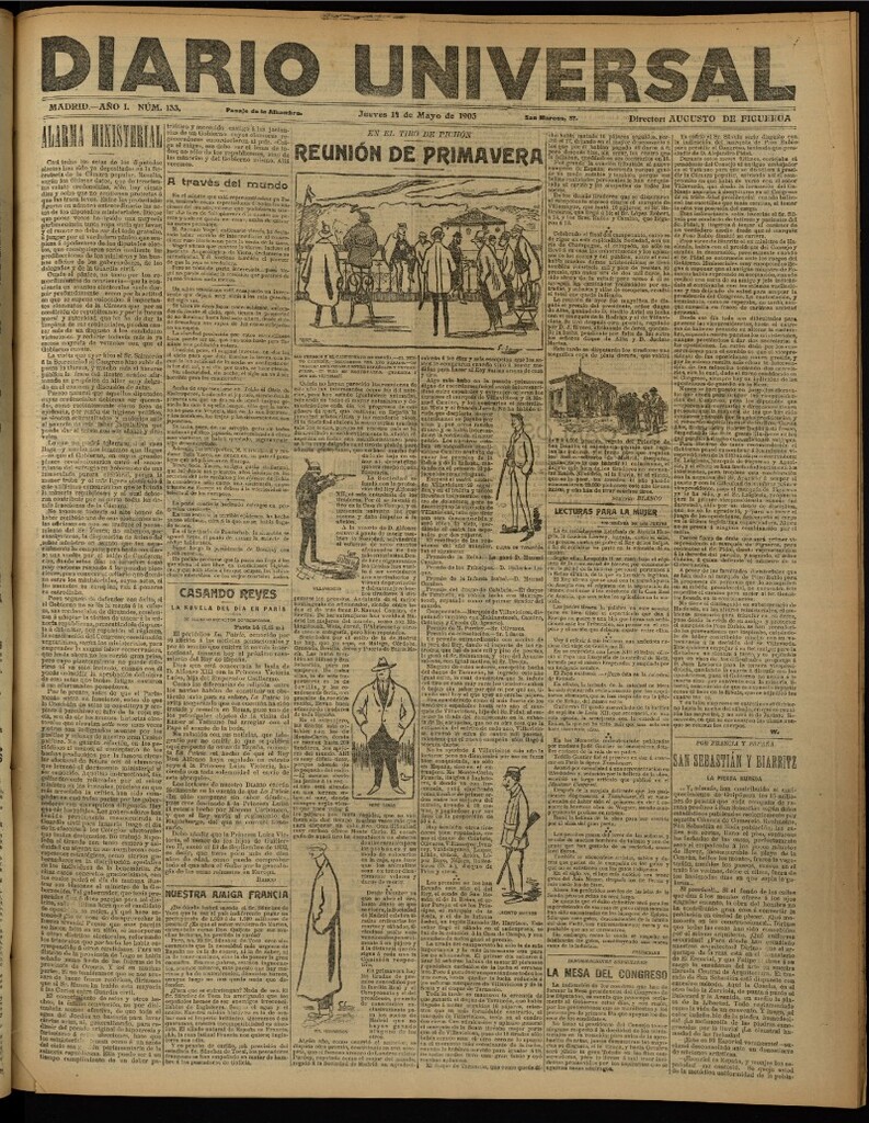 Miniatura de Diario Universal del 14 de mayo de 1903, edición de noche