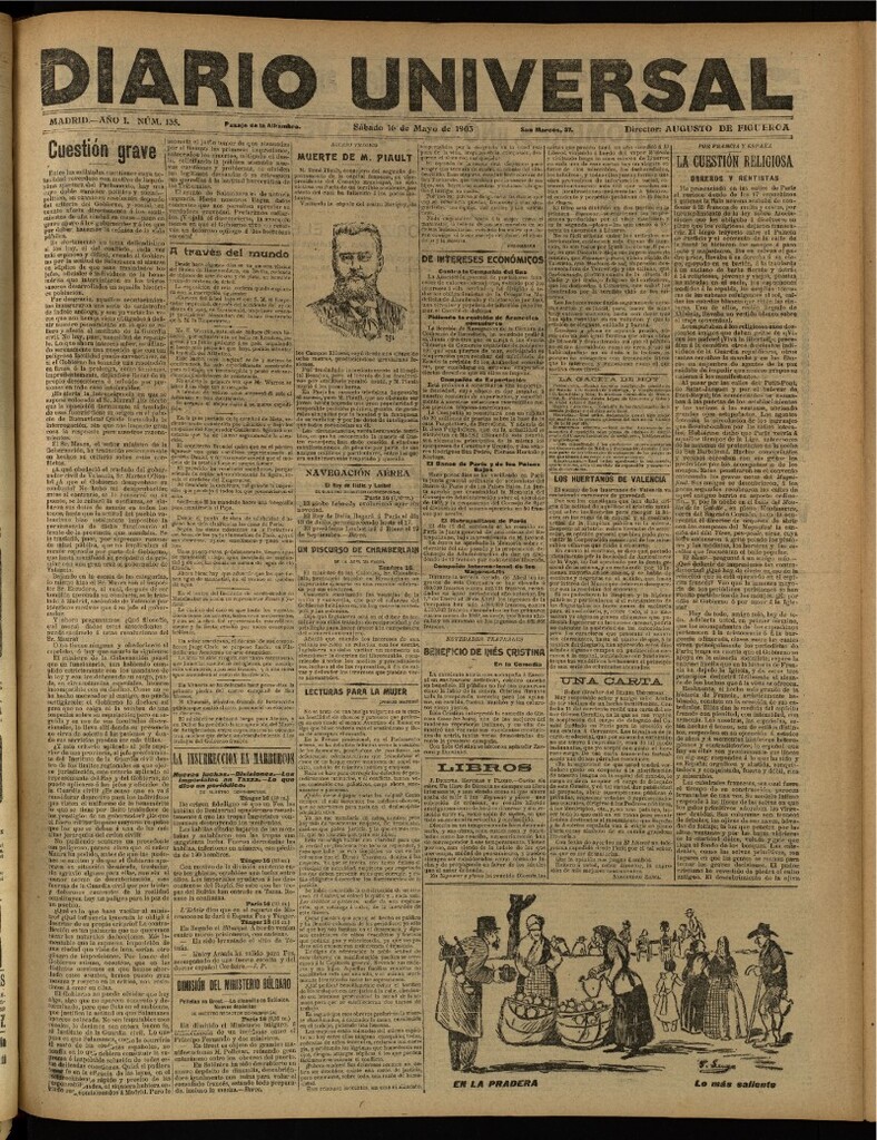 Miniatura de Diario Universal del 16 de mayo de 1903, edición de tarde