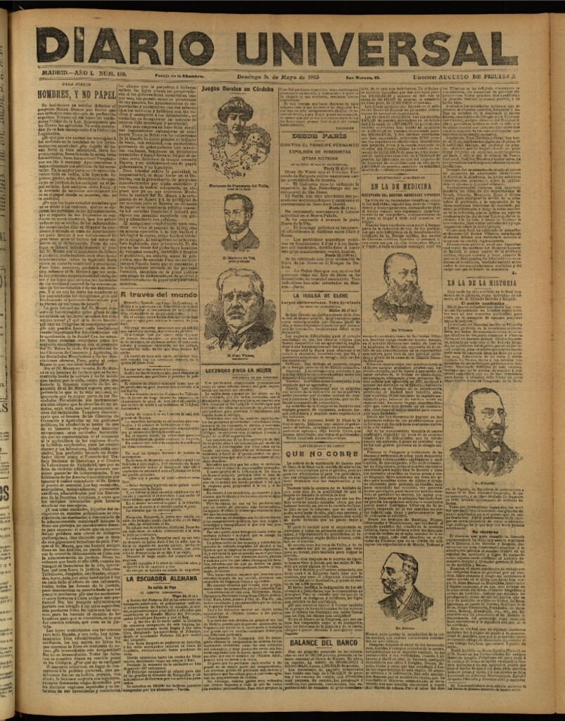 Miniatura de Diario Universal del 31 de mayo de 1903, edición de tarde