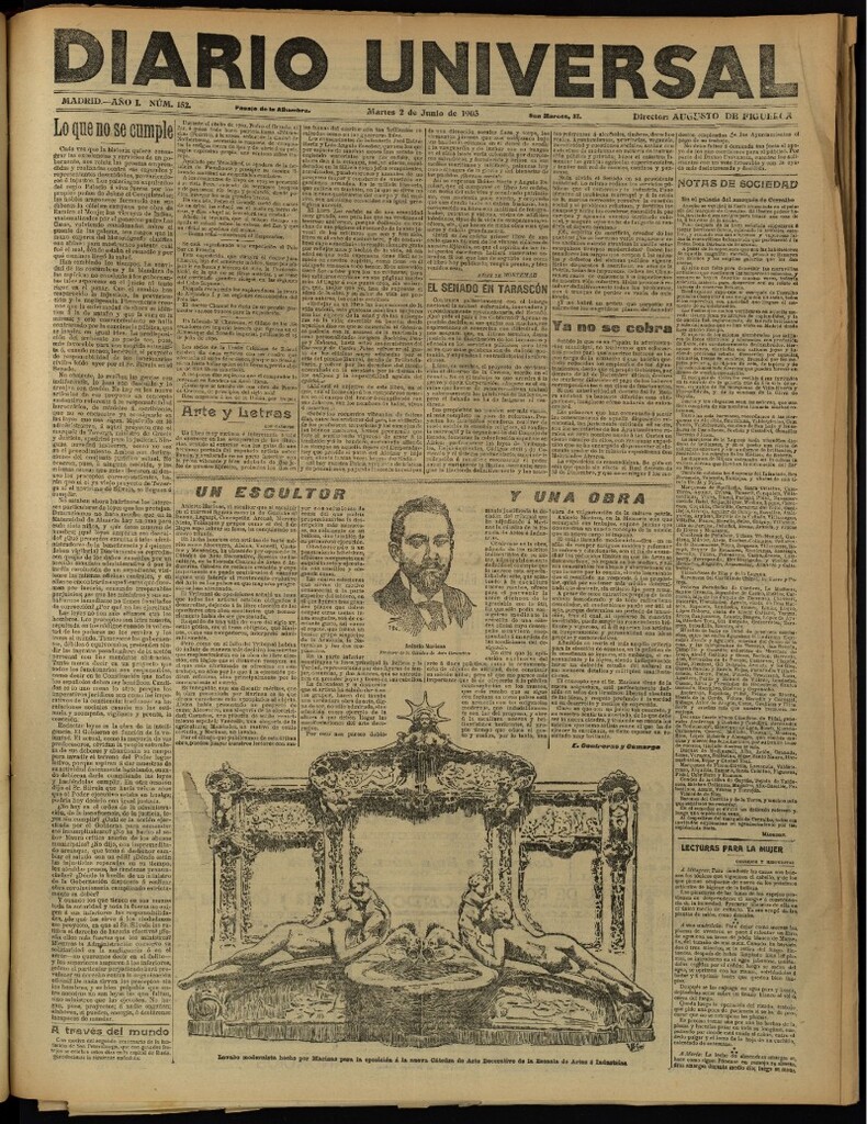 Miniatura de Diario Universal del 2 de junio de 1903, edición de noche