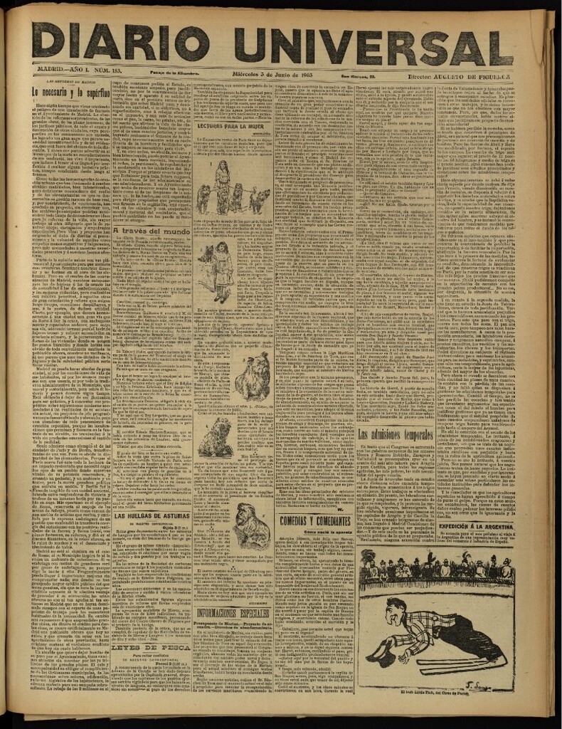 Miniatura de Diario Universal del 3 de junio de 1903, edición de noche