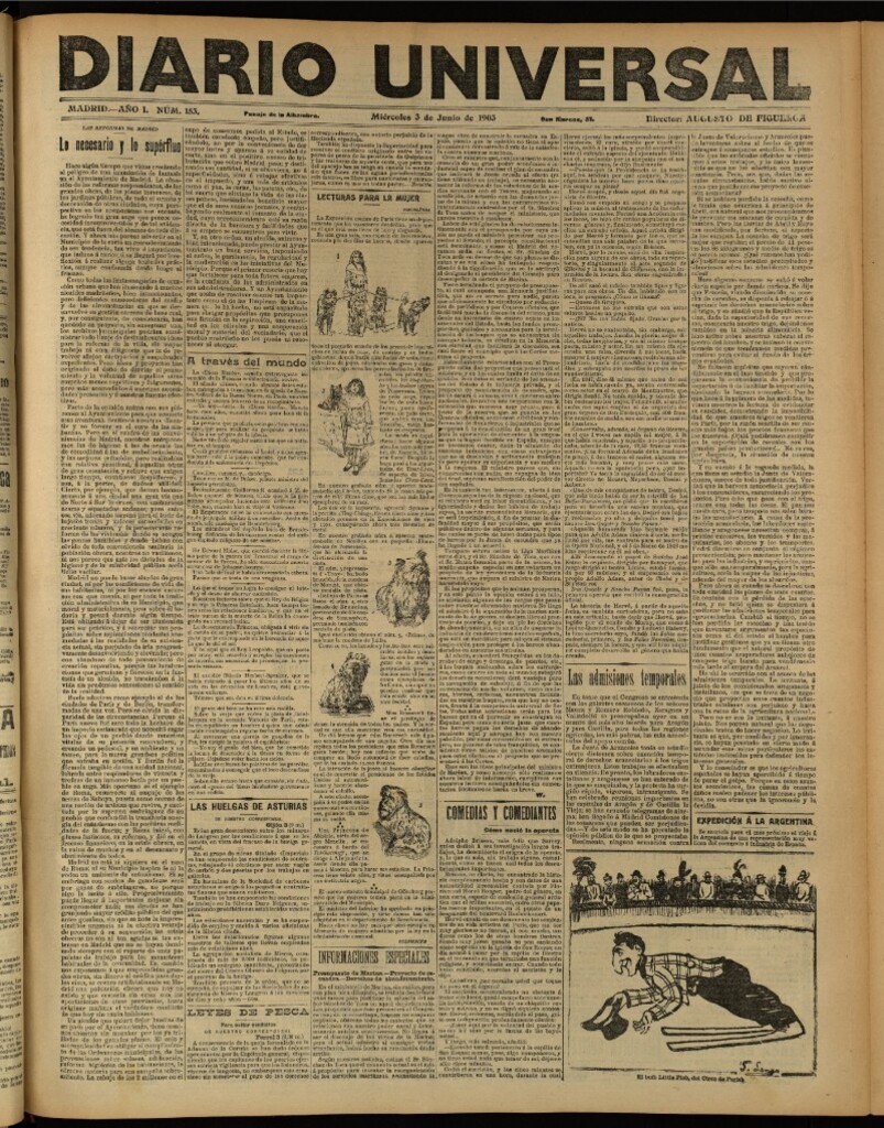 Miniatura de Diario Universal del 3 de junio de 1903, edición de tarde