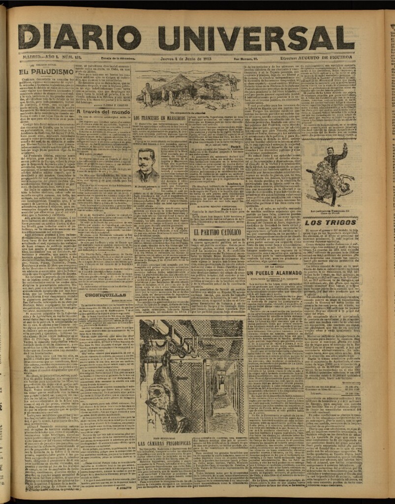 Miniatura de Diario Universal del 4 de junio de 1903, edición de tarde