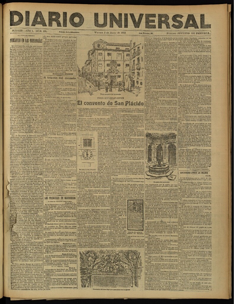 Miniatura de Diario Universal del 5 de junio de 1903, edición de noche