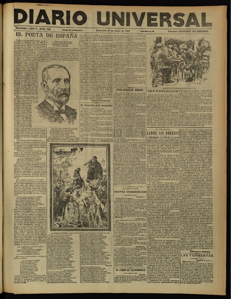 Miniatura de Diario Universal del 10 de junio de 1903, edición de noche