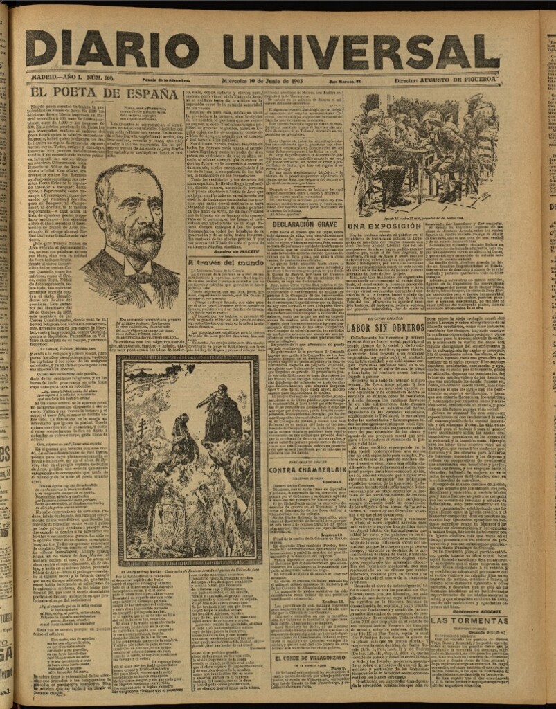 Miniatura de Diario Universal del 10 de junio de 1903, edición de tarde