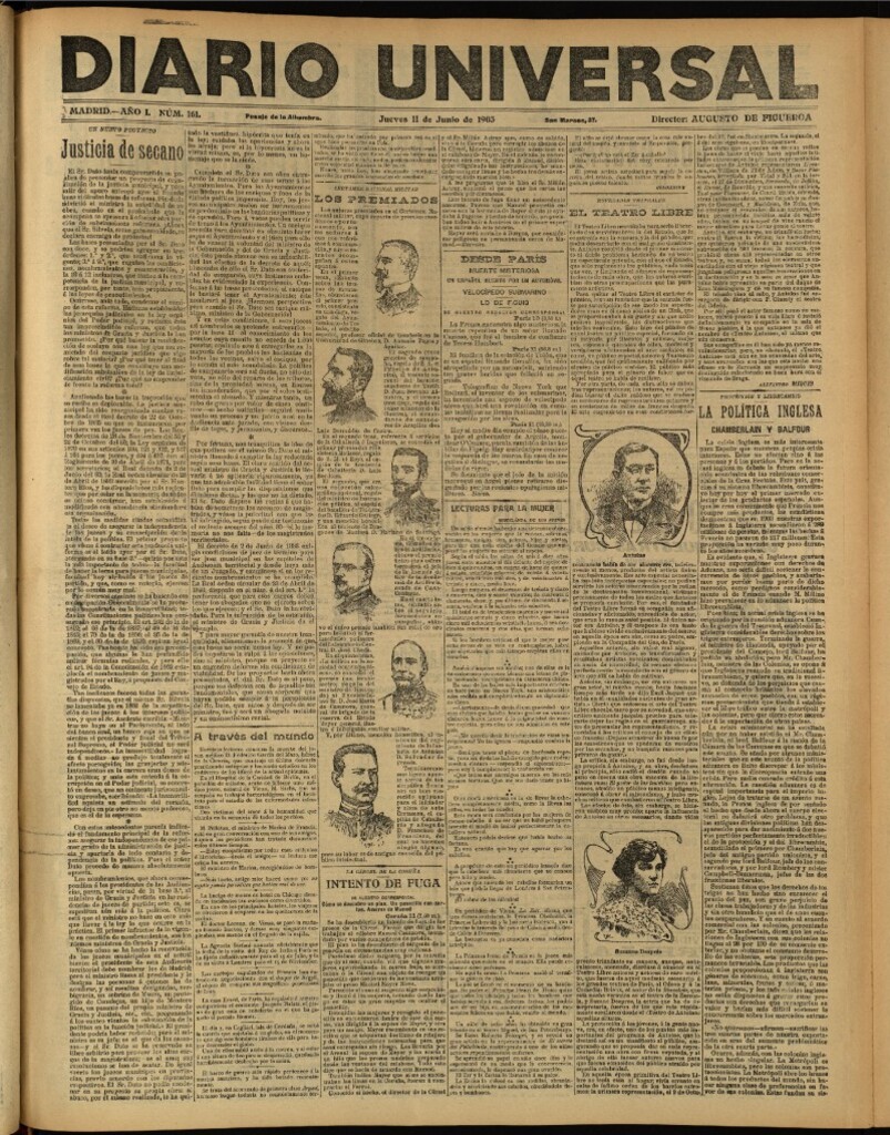 Miniatura de Diario Universal del 11 de junio de 1903, edición de tarde