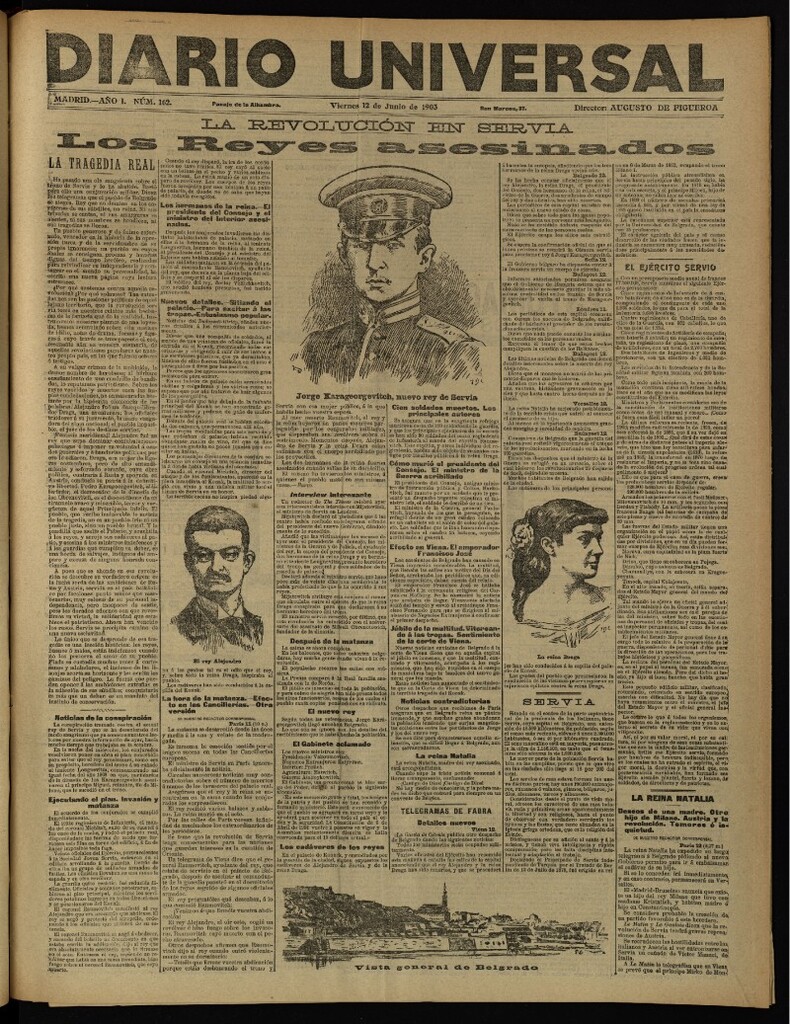 Miniatura de Diario Universal del 12 de junio de 1903, edición de noche