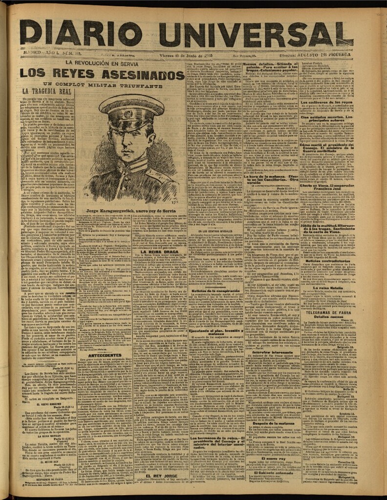 Miniatura de Diario Universal del 12 de junio de 1903, edición de tarde