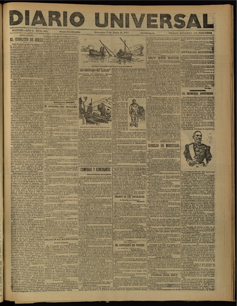 Miniatura de Diario Universal del 17 de junio de 1903, edición de noche