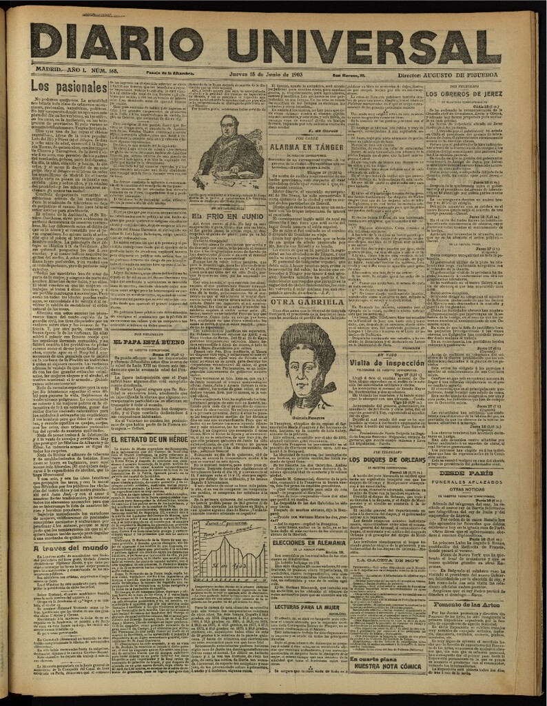 Miniatura de Diario Universal del 18 de junio de 1903, edición de noche