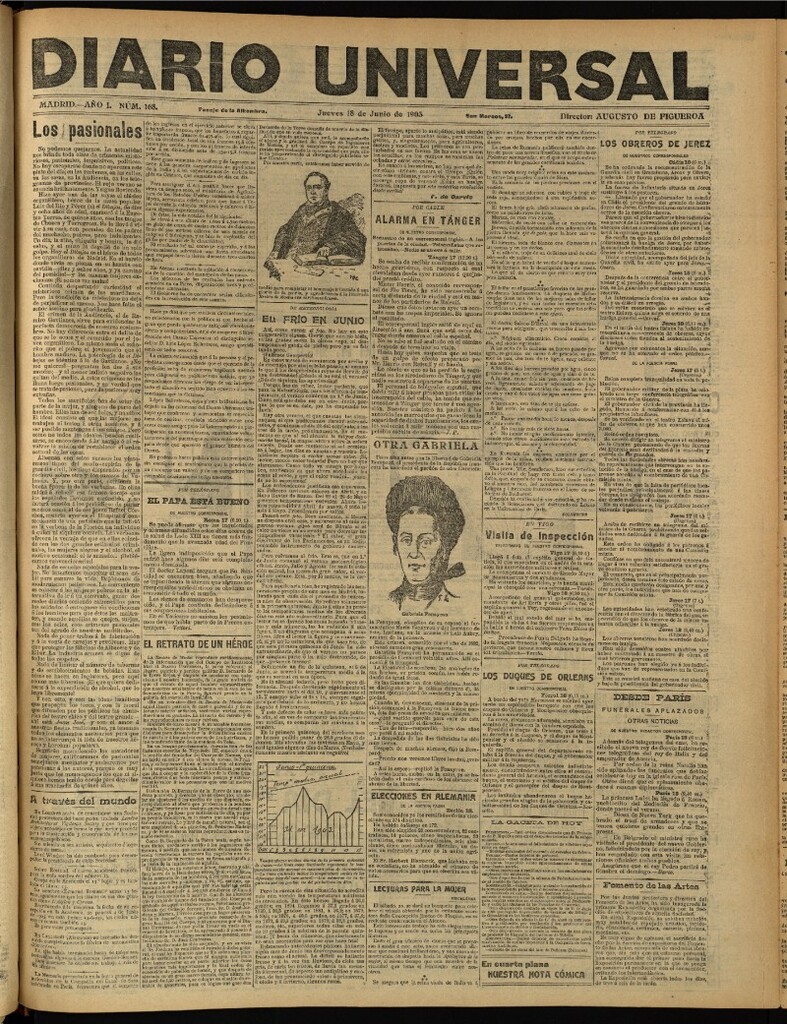 Miniatura de Diario Universal del 18 de junio de 1903, edición de tarde