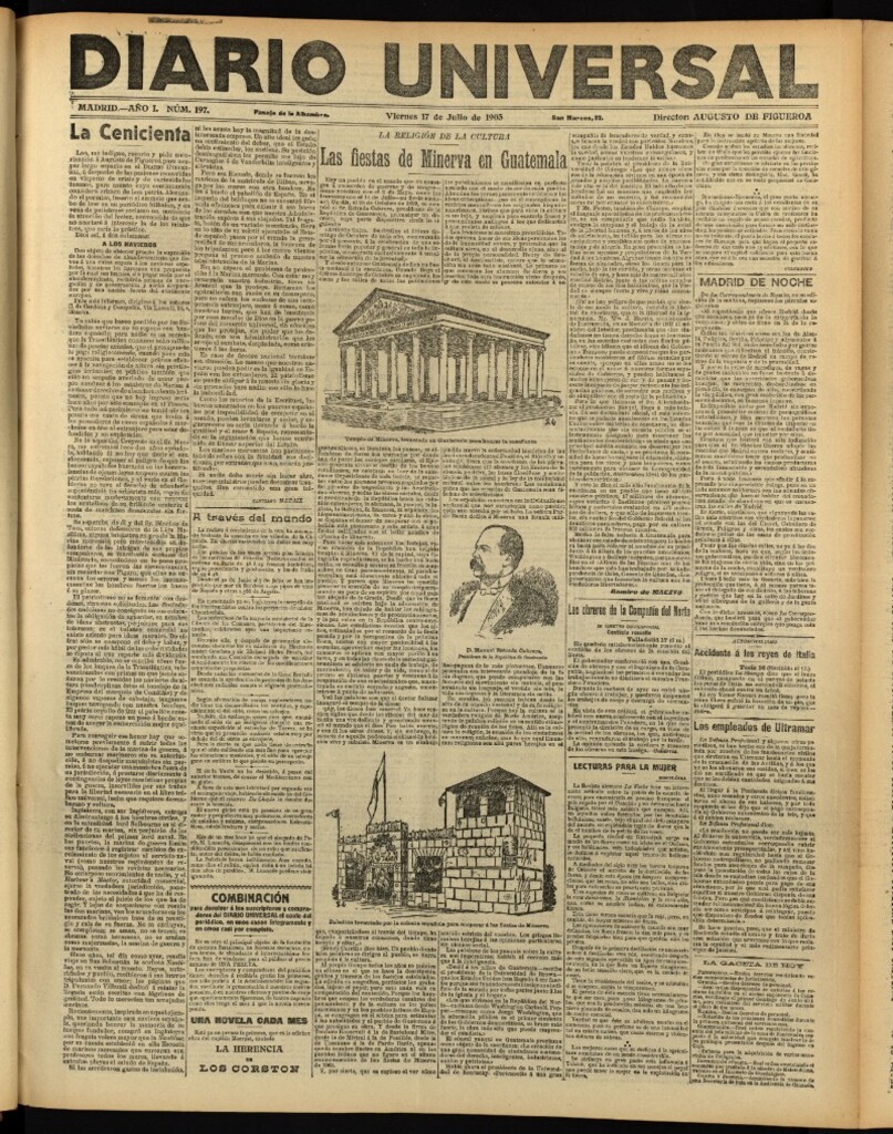 Miniatura de Diario Universal del 17 de julio de 1903, edición de noche