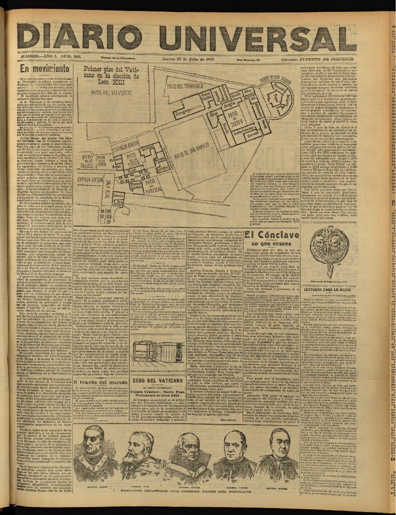 Miniatura de Diario Universal del 23 de julio de 1903, edición de noche