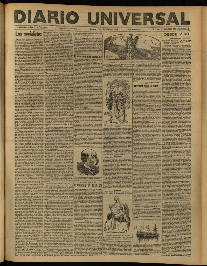 Miniatura de Diario Universal del 17 de agosto de 1903, edición de noche