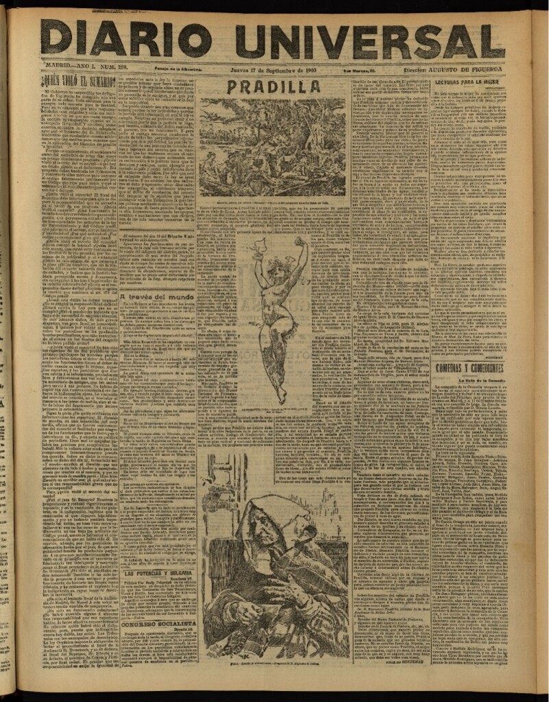 Miniatura de Diario Universal del 17 de septiembre de 1903, edición de noche