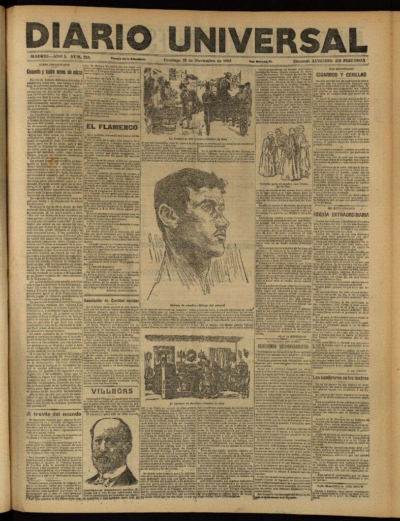 Miniatura de Diario Universal del 22 de noviembre de 1903, edición de tarde