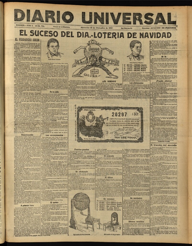 Miniatura de Diario Universal del 23 de diciembre de 1903, edición de noche