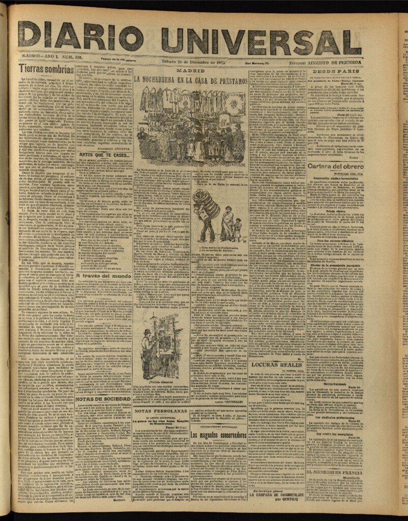Miniatura de Diario Universal del 26 de diciembre de 1903, edición de noche