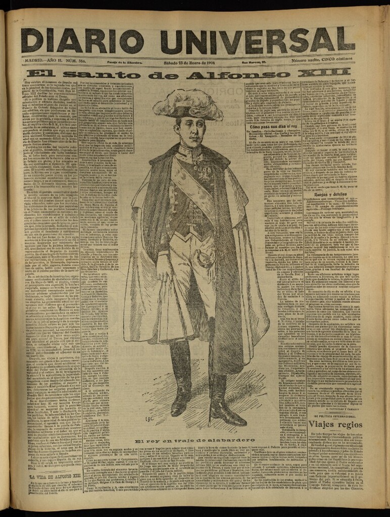 Miniatura de Diario Universal del 23 de enero de 1904, edición de tarde