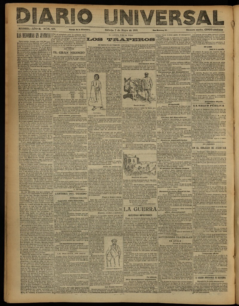 Miniatura de Diario Universal del 7 de mayo de 1904, edición de noche