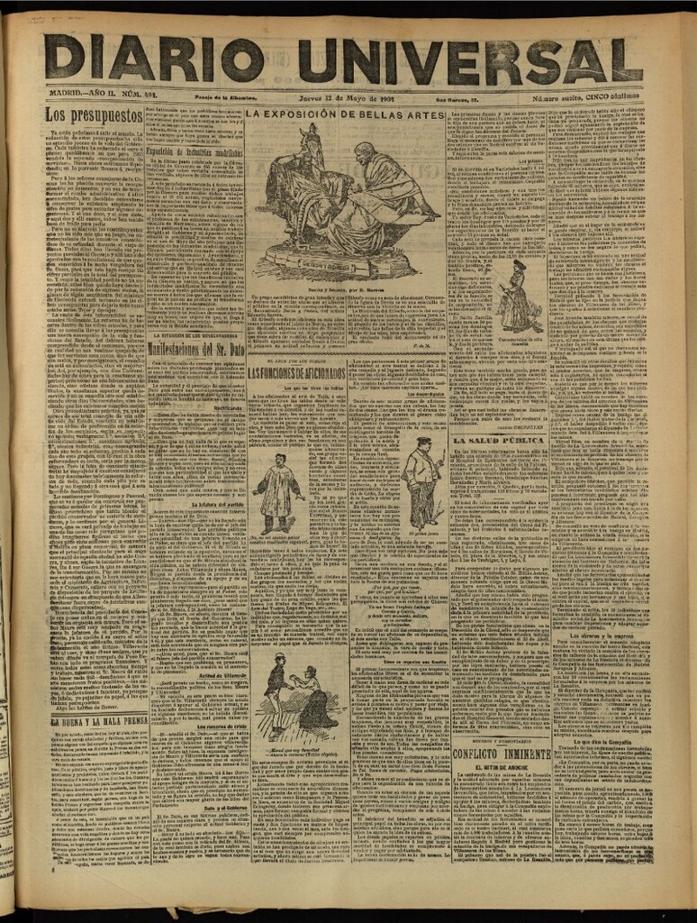 Miniatura de Diario Universal del 12 de mayo de 1904, edición de tarde