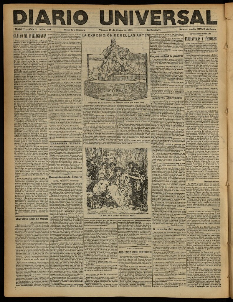 Miniatura de Diario Universal del 13 de mayo de 1904, edición de noche