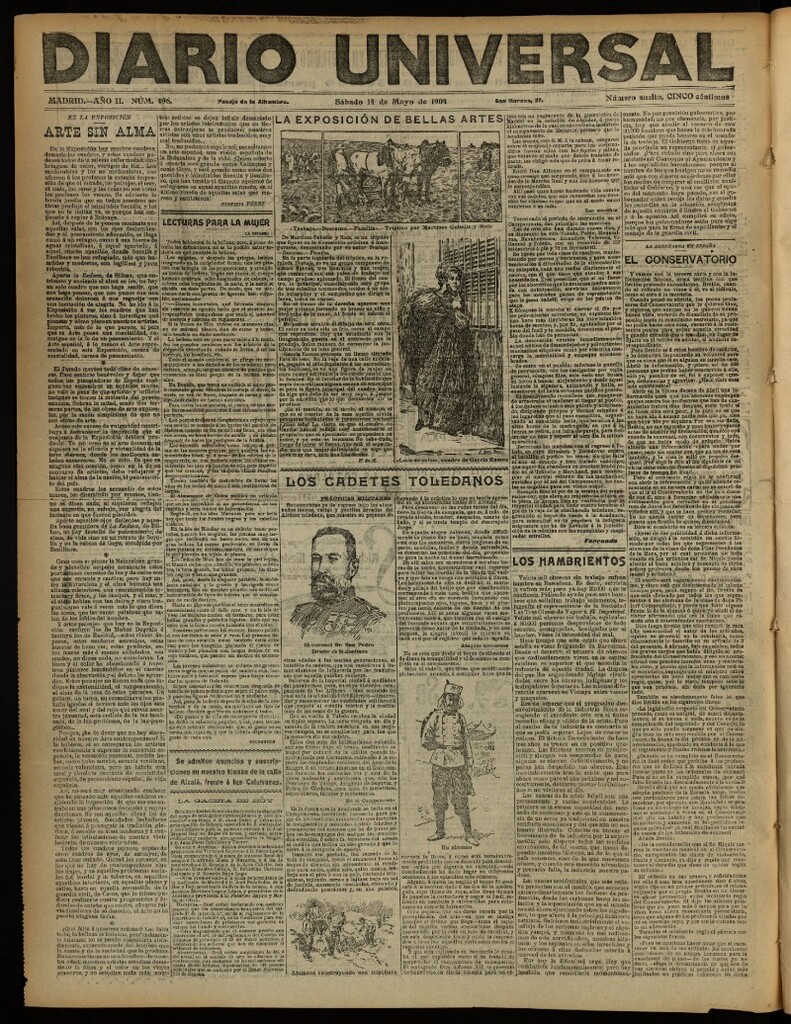 Miniatura de Diario Universal del 14 de mayo de 1904, edición de noche