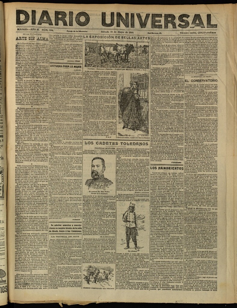 Miniatura de Diario Universal del 14 de mayo de 1904, edición de tarde
