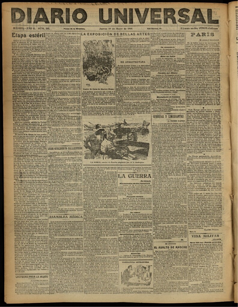 Miniatura de Diario Universal del 19 de mayo de 1904, edición de noche