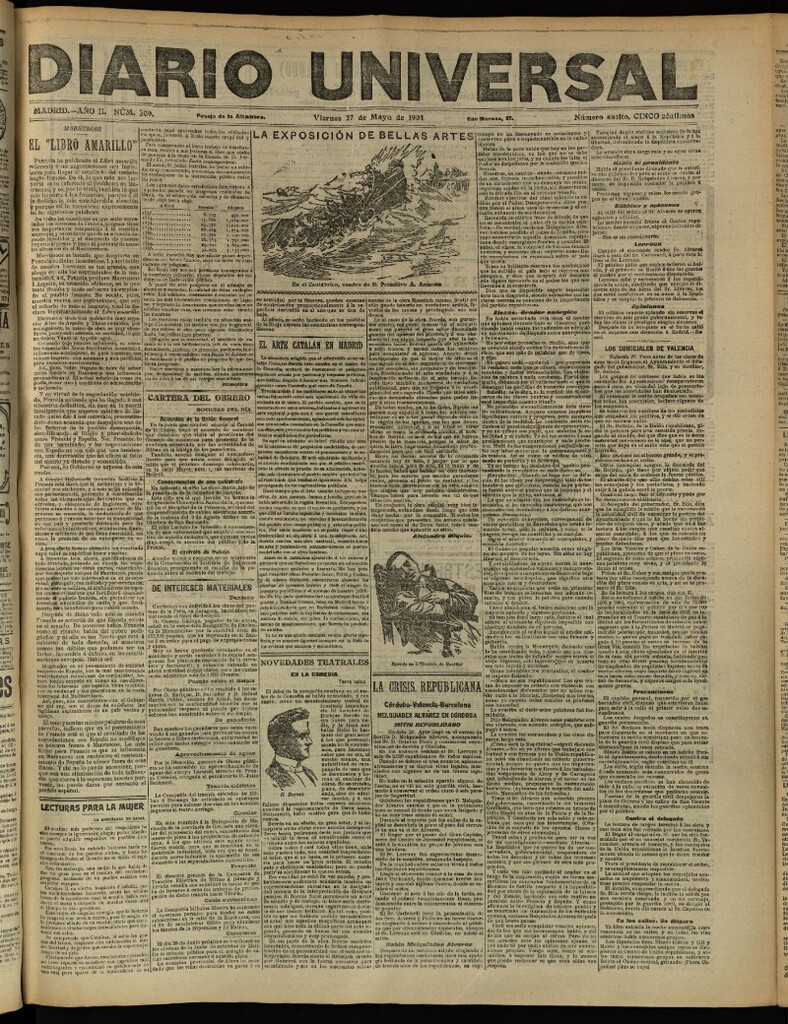 Miniatura de Diario Universal del 27 de mayo de 1904, edición de tarde