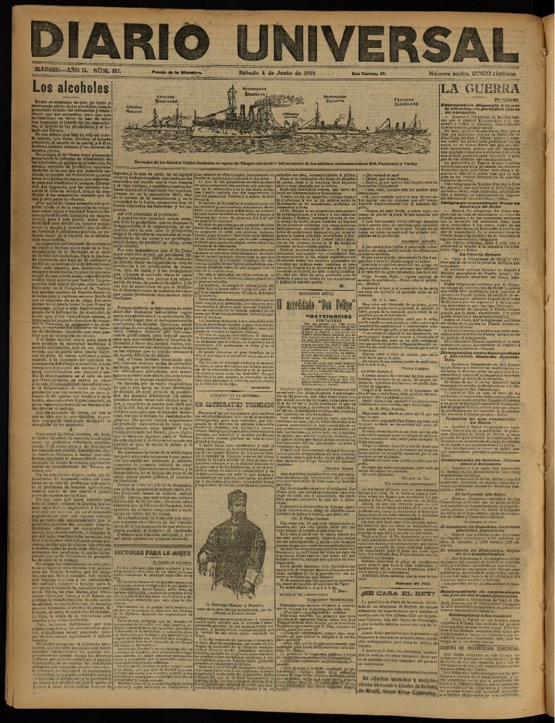 Miniatura de Diario Universal del 4 de junio de 1904, edición de noche