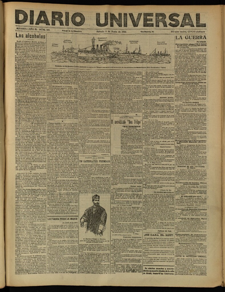 Miniatura de Diario Universal del 4 de junio de 1904, edición de tarde