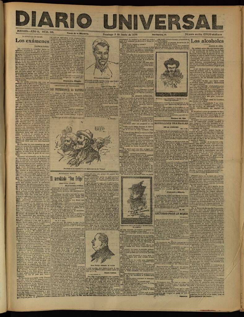 Miniatura de Diario Universal del 5 de junio de 1904, edición de tarde