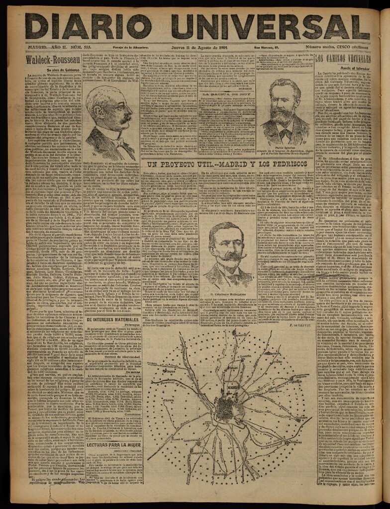 Miniatura de Diario Universal del 11 de agosto de 1904, edición de noche