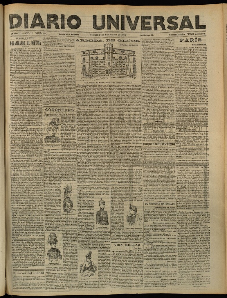 Miniatura de Diario Universal del 2 de septiembre de 1904, edición de tarde