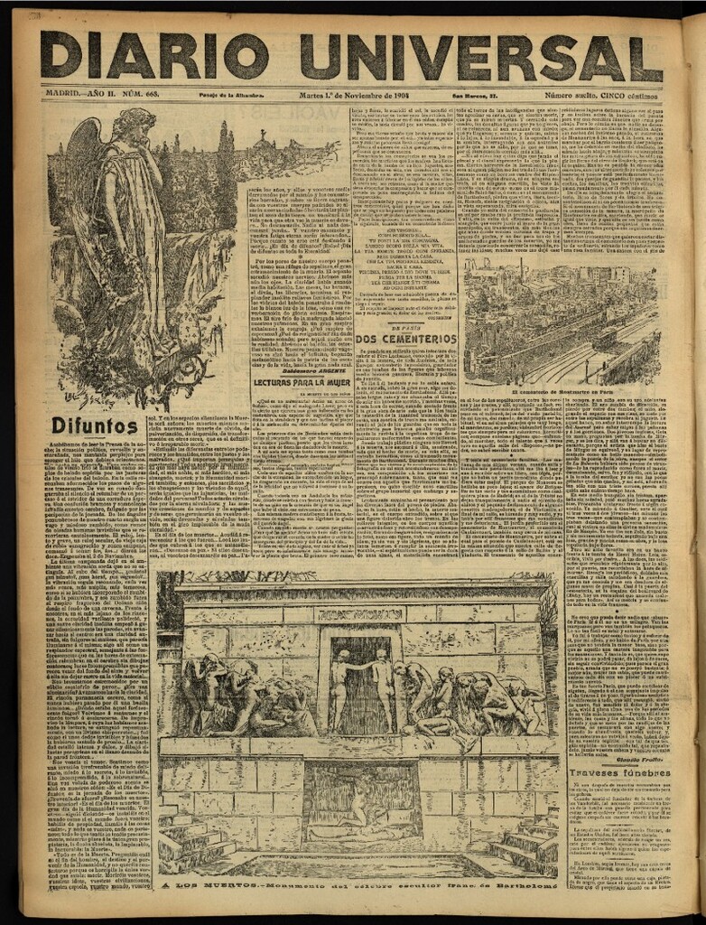 Miniatura de Diario Universal del 1 de noviembre de 1904, edición de noche