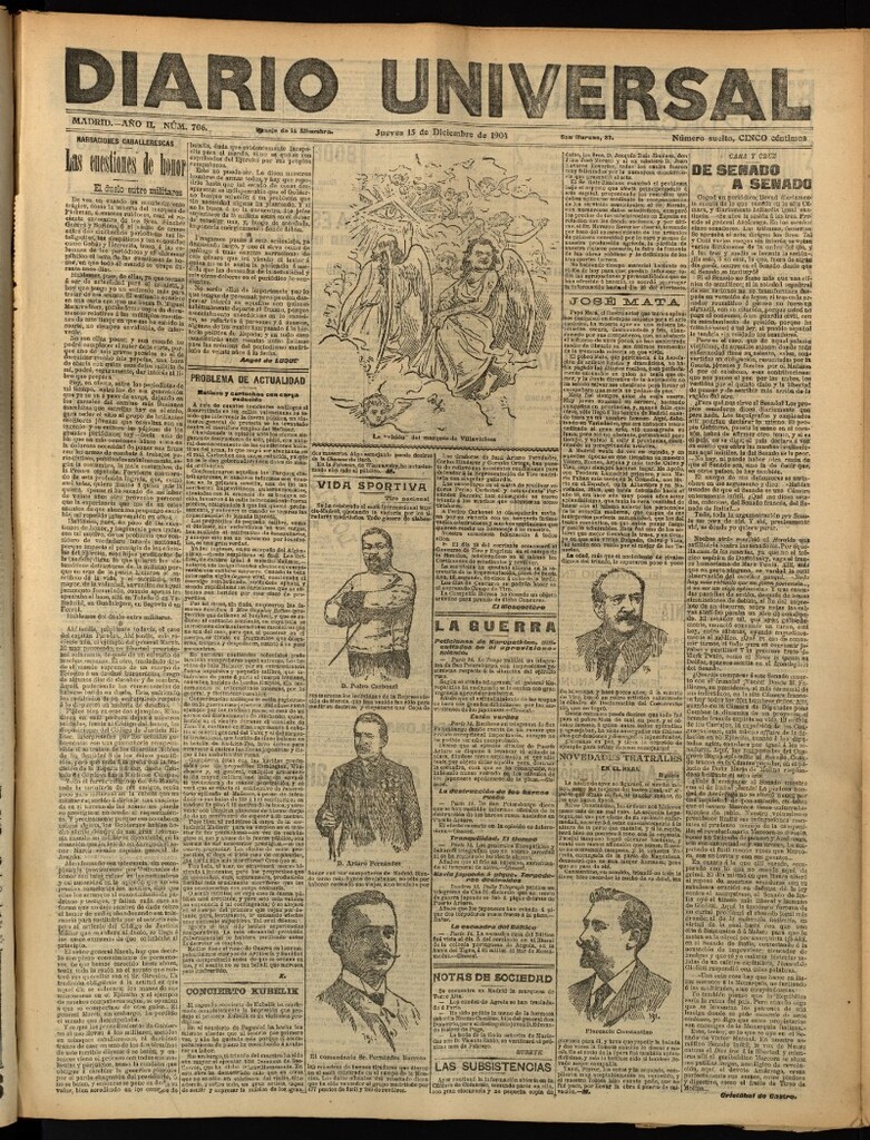 Miniatura de Diario Universal del 15 de diciembre de 1904, edición de tarde