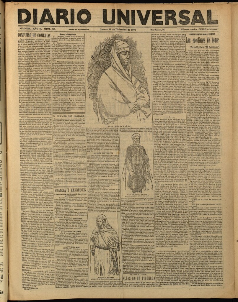 Miniatura de Diario Universal del 29 de diciembre de 1904, edición de tarde