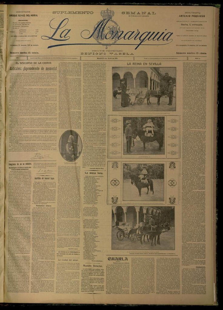 Miniatura de La Monarquía del 8 de abril de 1911, nº 2