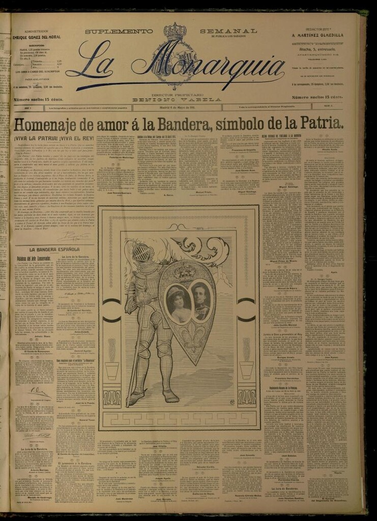 Miniatura de La Monarquía del 6 de mayo de 1911, nº 6
