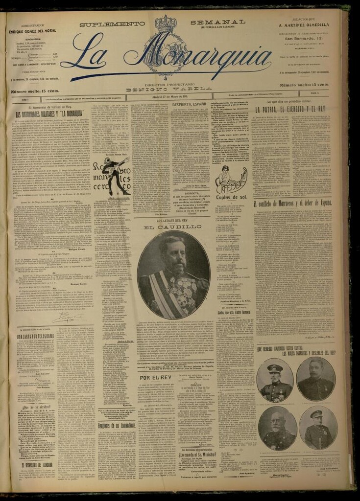 Miniatura de La Monarquía del 27 de mayo de 1911, nº 9