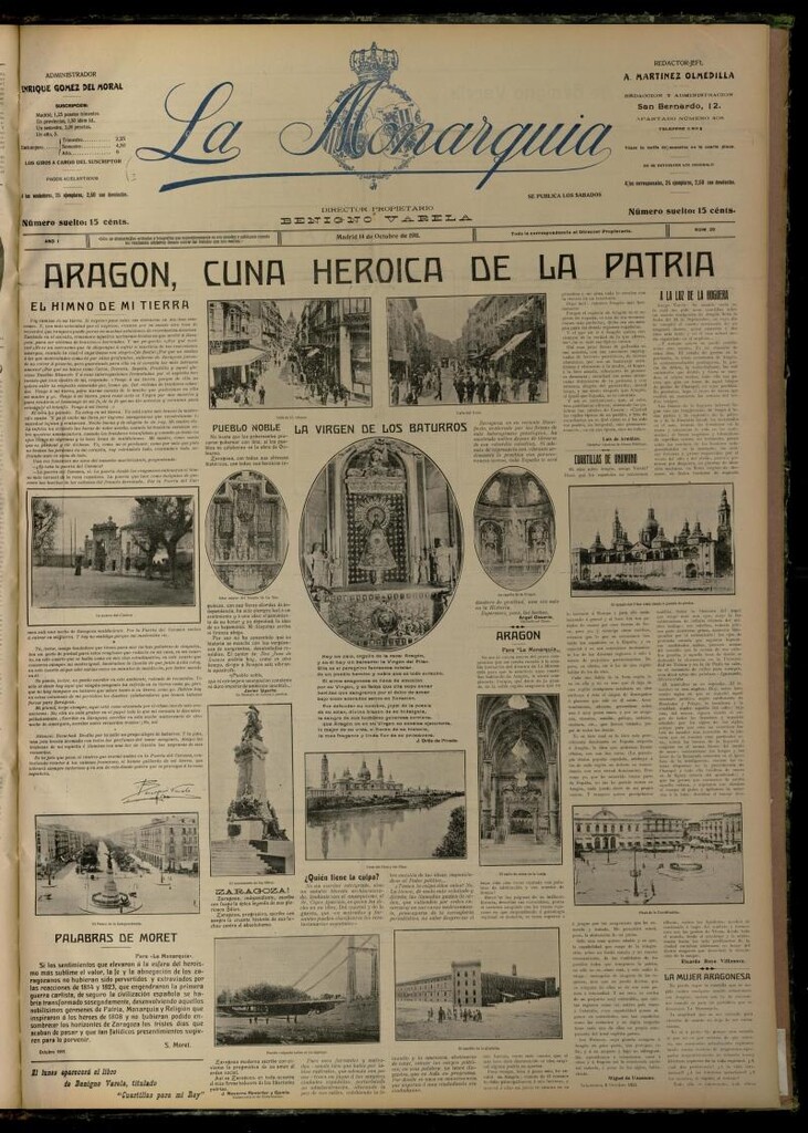 Miniatura de La Monarquía del 14 de octubre de 1911, nº 29
