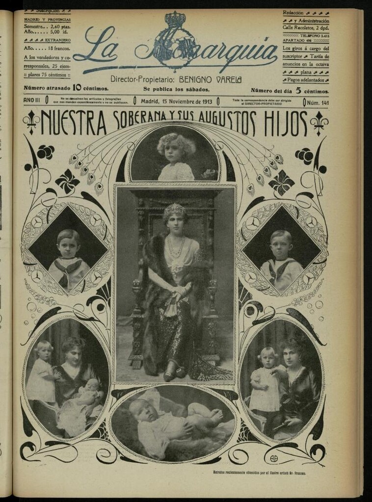 Miniatura de La Monarquía del 15 de noviembre de 1913, nº 141