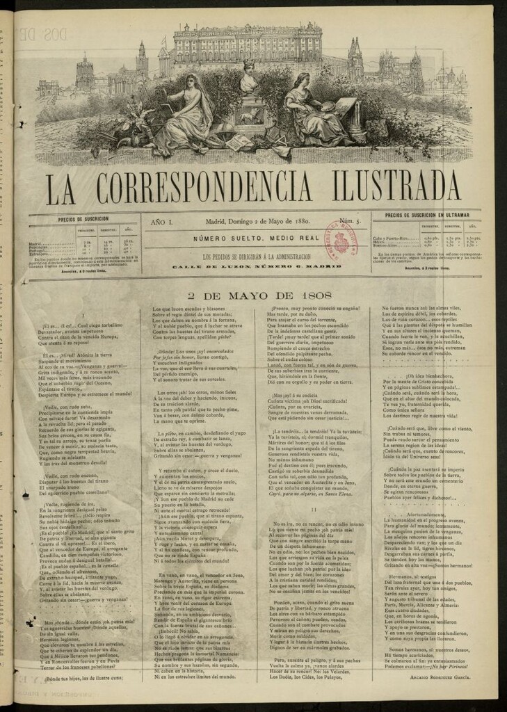 Miniatura de La Correspondencia Ilustrada del 2 de mayo de 1880, nº 5